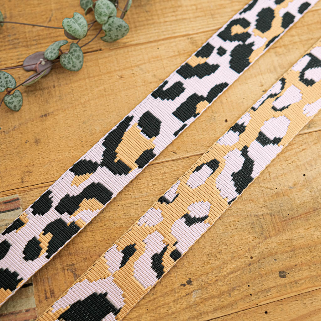 Light Pink Leopard-Print Strap - Maison Klem